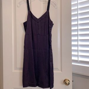 Theory size 6 purple strap dress